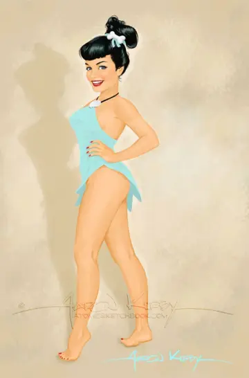 Bettie as Betty print