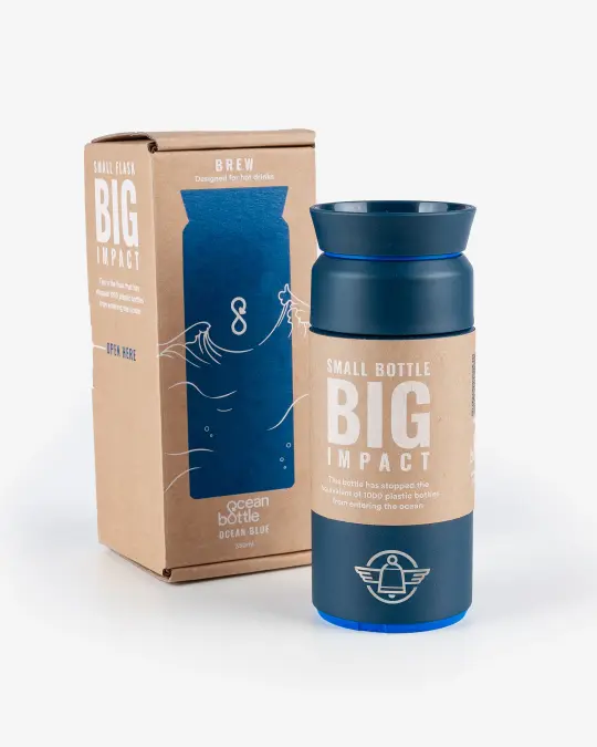 Iron Heart x Ocean Bottle 350ml Stainless Steel Brew Flask