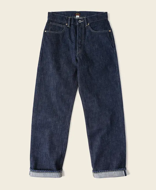 WWII Simplified Model Cowboy Selvedge Denim Jeans