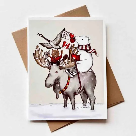 Canadian Animals Card