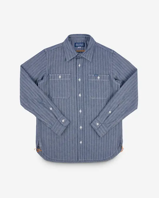 12oz Herringbone Work Shirt - Indigo