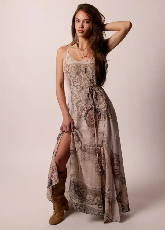 Jainee Dress in Ladies Print