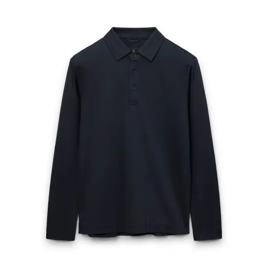 Cotton Interlock Standard Long Sleeve Polo