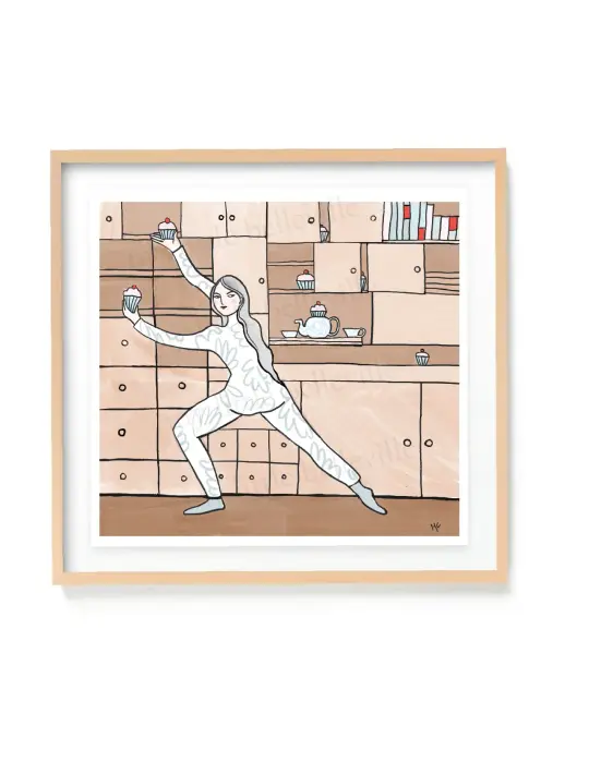 Cupcake Heist Print 8X10
