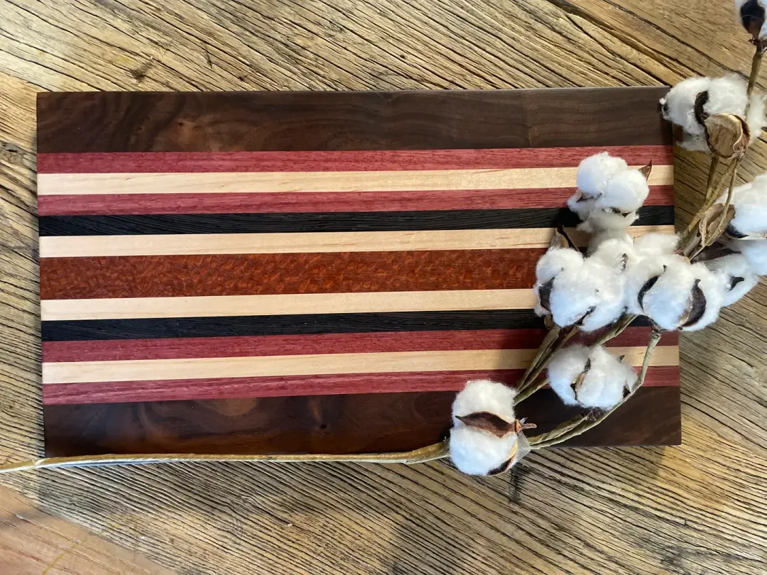 24M017 -  Mixed Walnut, Padauk, Maple & Purpleheart