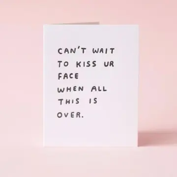 "Can't Wait" Card