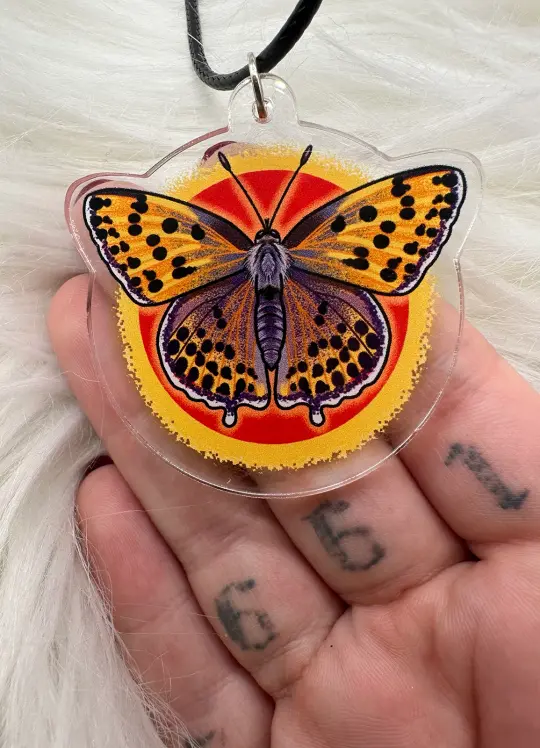 Necklace (Regal fritillary butterfly)