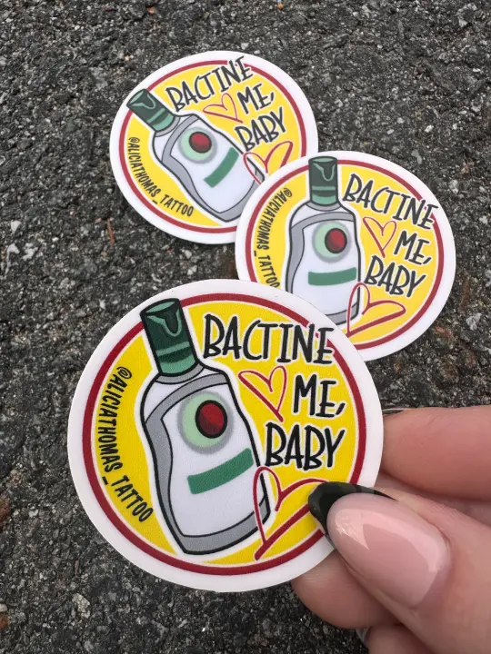 Batctine me, baby STICKER