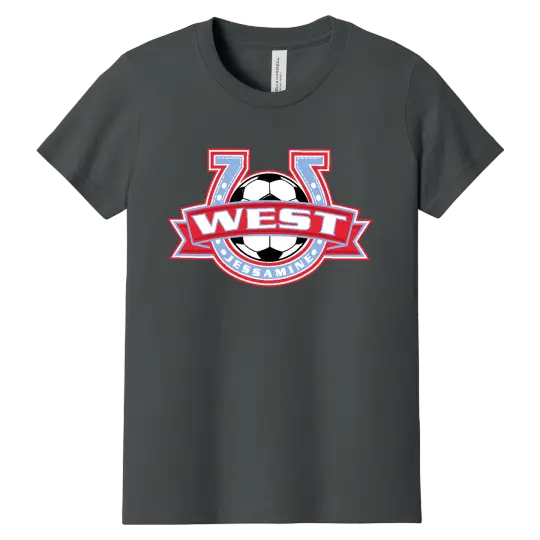 WJHS Soccer BC3001Y Youth Short Sleeve Tee