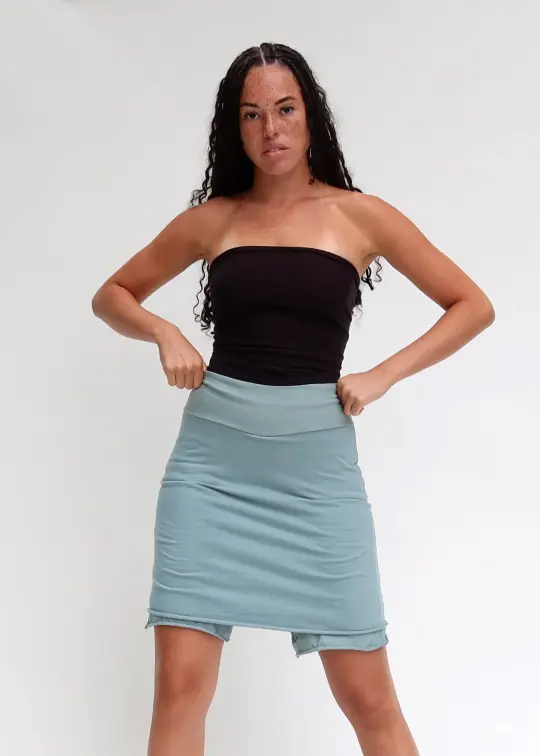 Short Skirted Simplicity Bermuda Shorts