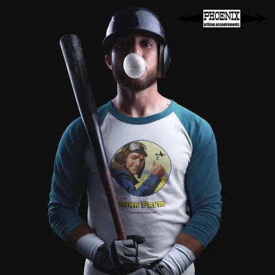 John Frum 3/4 sleeve raglan shirt