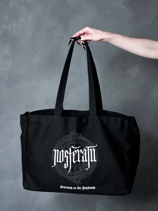 NOSFERATU Count Orlock Sigil Tote Bag in Black