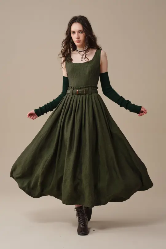 Clover 07 | Structured Linen Dress