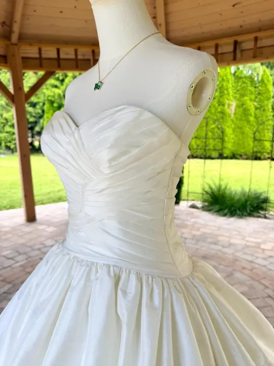 Mori Lee by Madeline Gardner Strapless Gown With High-Low Skirt