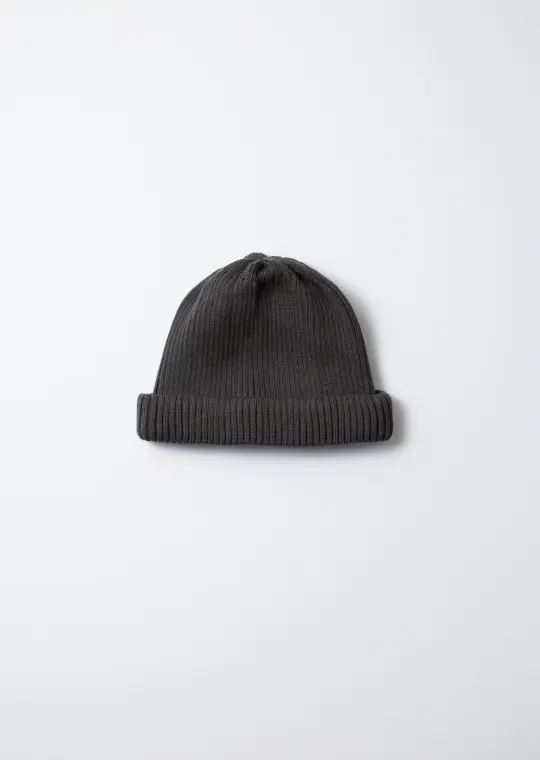 ROTOTO - Cotton Roll Up Hat - Dark Grey