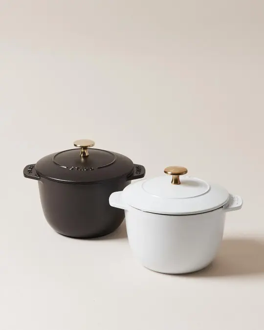 Staub Cast Iron Petite French Oven with Brass Knob