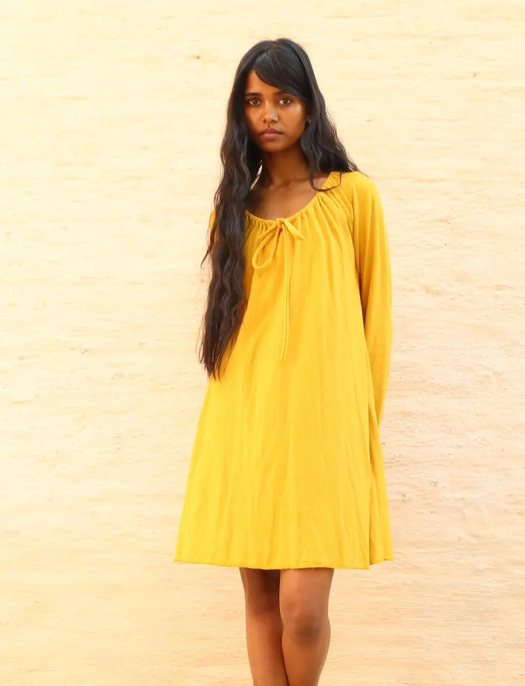 Drawstring Collar Wanderer Tunic