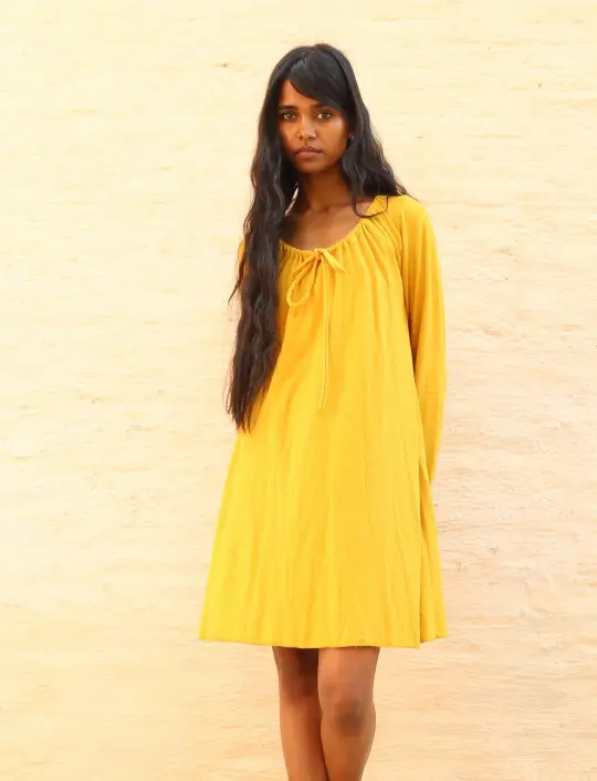 Drawstring Collar Wanderer Tunic