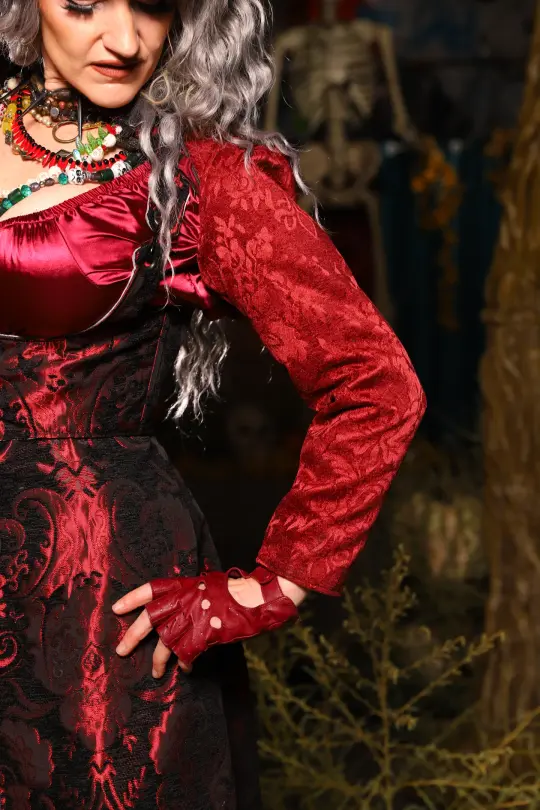 13. Detachable Long Sleeves in Crimson Relic - The Prismatic Potion Collection