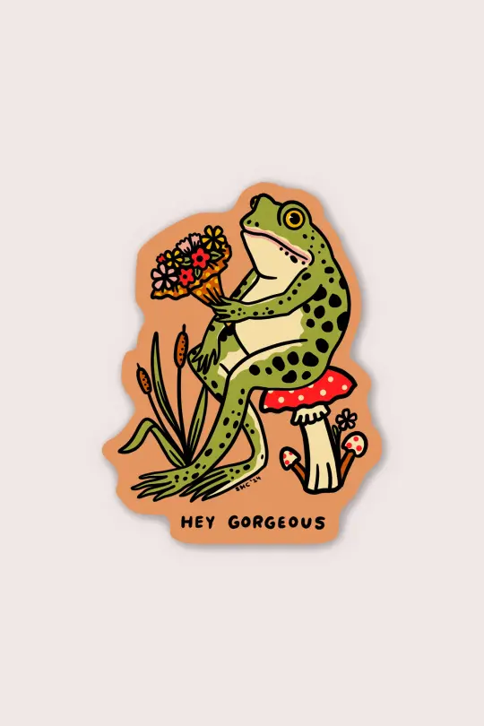 Hey Gorgeous Vinyl Sticker