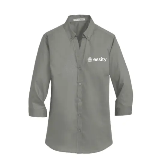 Essity L665 Port Authority Ladies 3/4 Sleeve Oxford