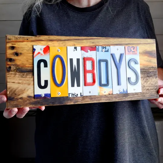 Team Spirit Plate Signs