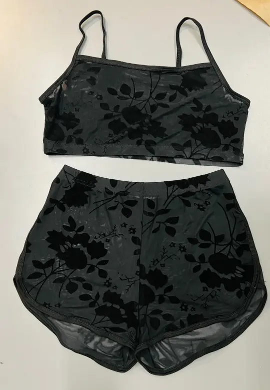 The Sinister Set - GOTHIC FLORAL -… – Goth Shorts