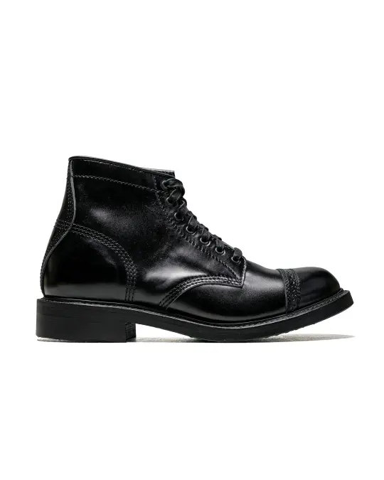 John Lofgren Bootmaker Combat Boots Shinki Hikaku Shell Cordovan Black Ops