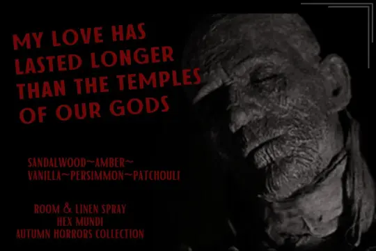 The Mummy Room & Linen Spray ~ Autumn Horrors Collection