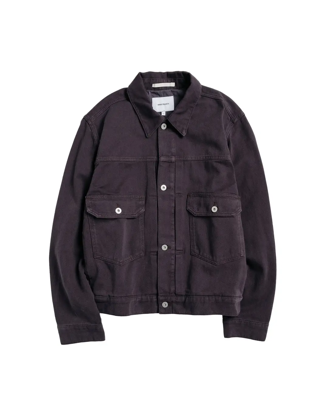 Norse Projects Storadal Heavy Twill Type II Jacket Darkest Purple