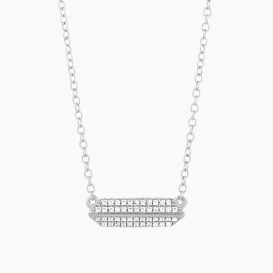 Ella Stein Pointed Bar Pendant Necklace