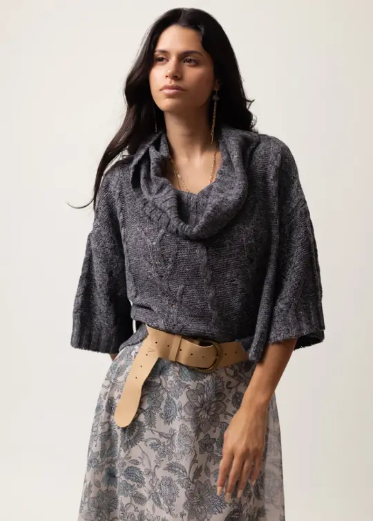 Nikkola Sweater in Charcoal
