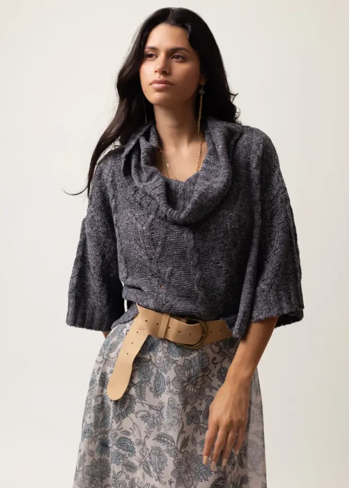 Nikkola Sweater in Charcoal