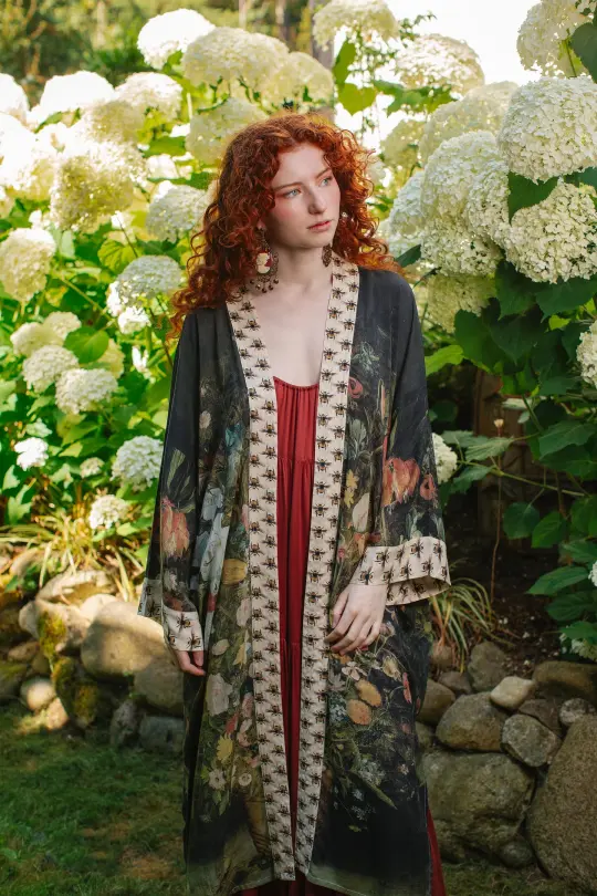 I Dream in Flowers Opera Duster (Full Length)