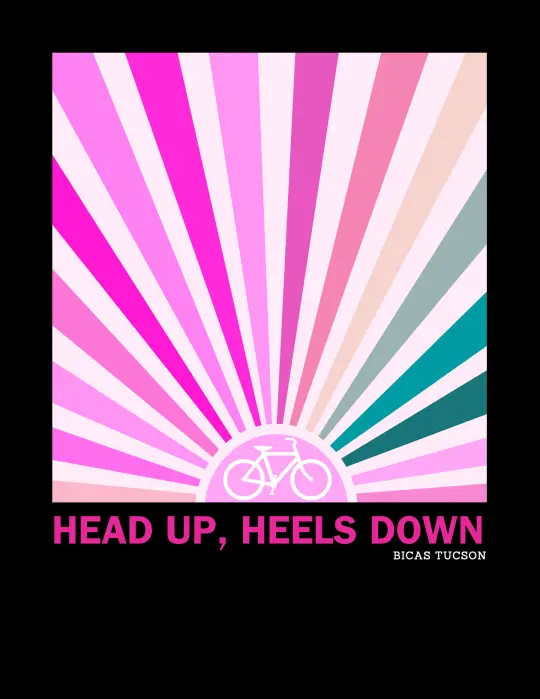 Head Up Heels Down Postcard