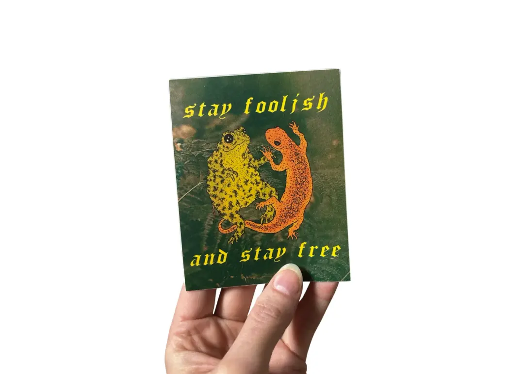 Foolish and Free Sticker