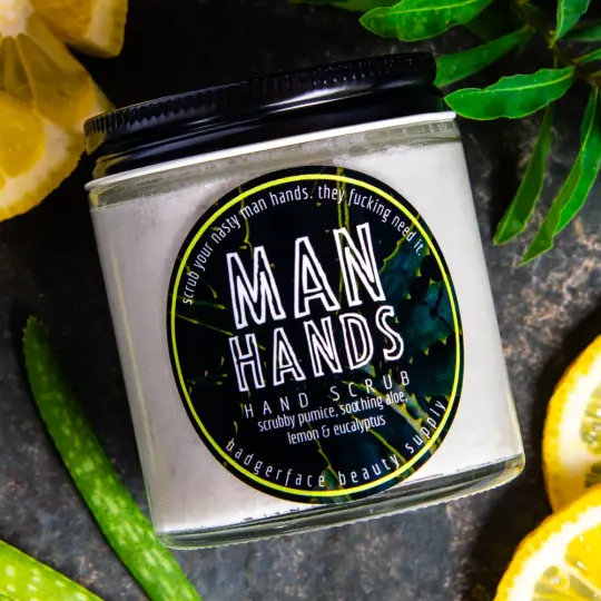 Man Hands Hand Scrub for Men.