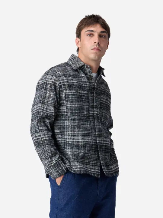 Utility Flannel ~ Static Plaid
