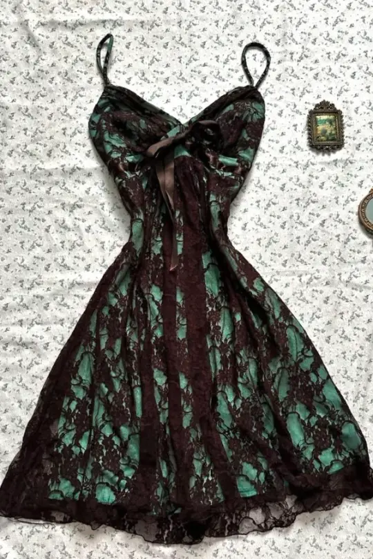 Charming Turquoise Homecoming Dress ,A-Line Spaghetti Straps Lace Short Prom Dress RS940