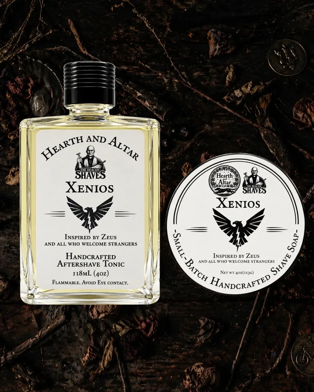 Xenios - Shave Soap and Aftershave Set