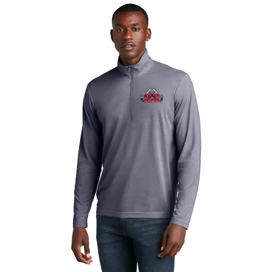 AxMen ST407 Sportek 1/4 zip Triblend pullover