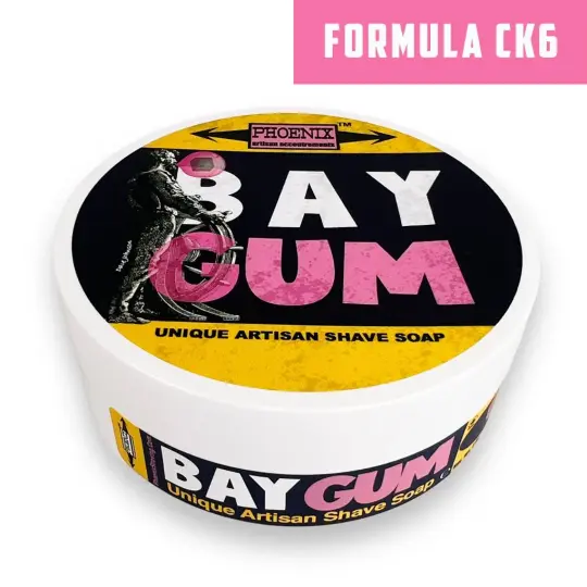 BAY GUM Artisan Shave Soap | Ultra Premium Formula CK-6 | 4 oz