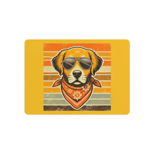 Retro Dog Metal Art Sign