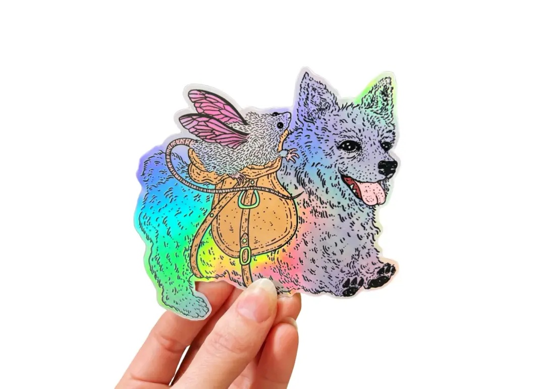 Fairy Corgi Sticker