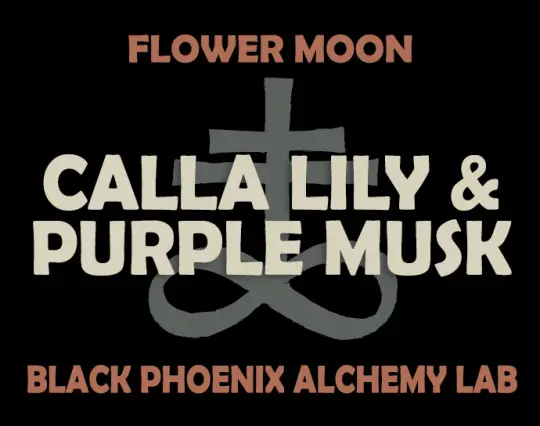 Flower Moon: Calla Lily and Purple Musk Perfume Oil