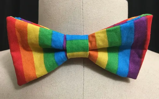 SALE - Rainbow Bow Tie
