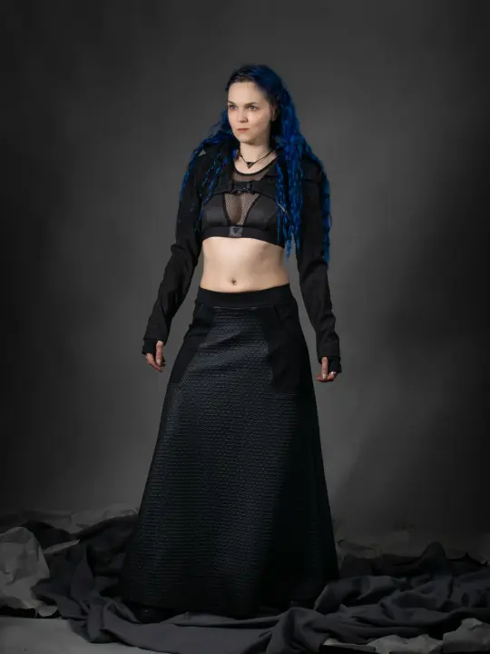 SK-P Q3 Maxi skirt with pockets