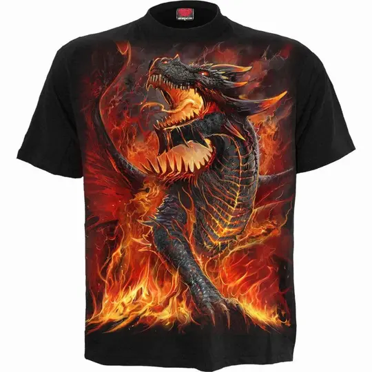 DRACONIS - T-Shirt Black | Top Quality Cotton | Azo-Free Dyes