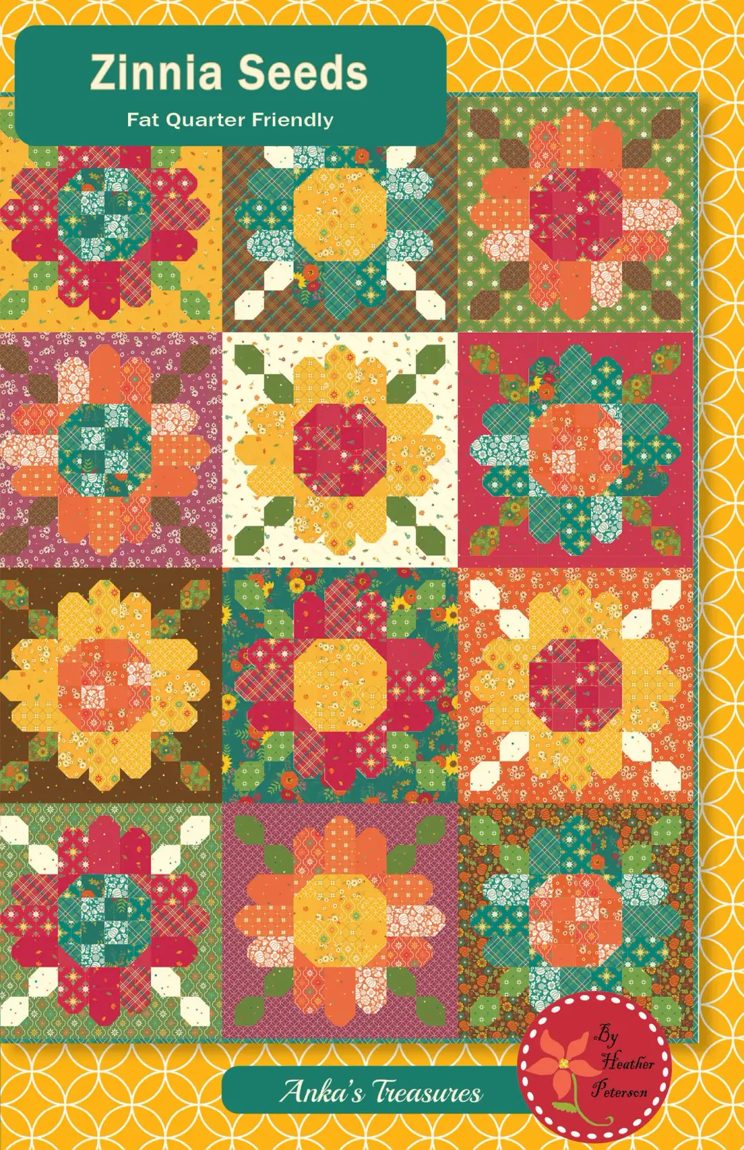 Zinnia Seeds PDF Pattern