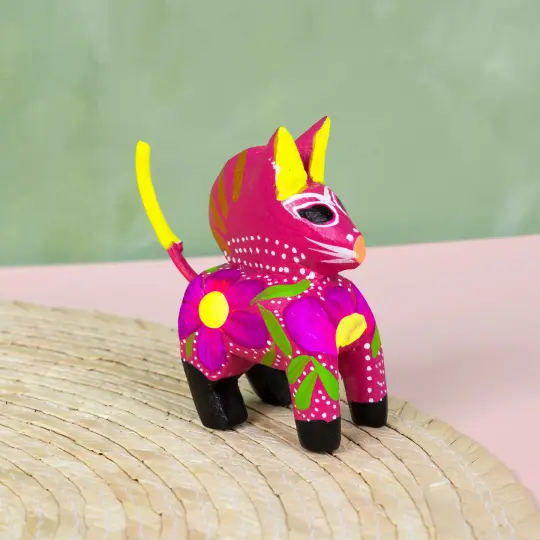 Hand Painted Horse Wooden Figurine